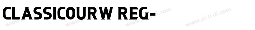 ClassicoURW Reg字体转换